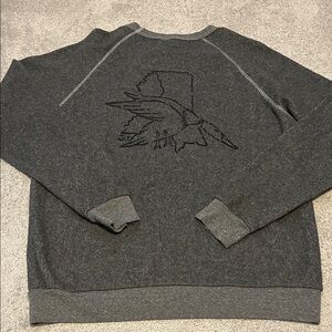 Women's Gray Graphic Sweater